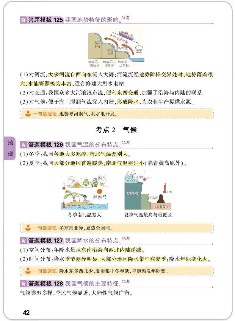 万唯中考小四门答题模板 政治历史地理生物速记手册 全国通用七八九年级必备 道历生地套装 必背手册大全 第30张