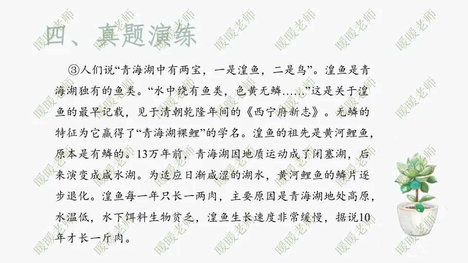 中考复习——说明文题型与技巧 第13张