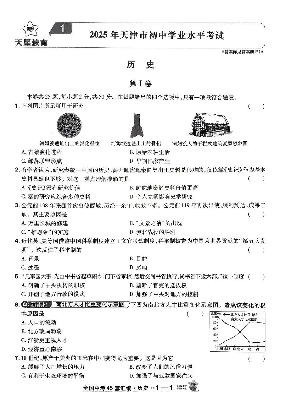 2026版初中金考卷中考45套(全国版)7科|语数英物化道史 第6张