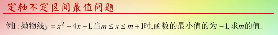 二次函数区间最值专题--中考重难点专训 第3张