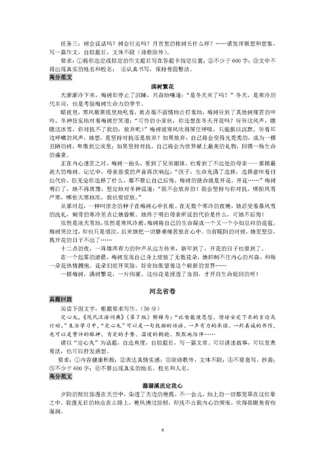 2025初中语文《10年中考作文百题百文》 第9张