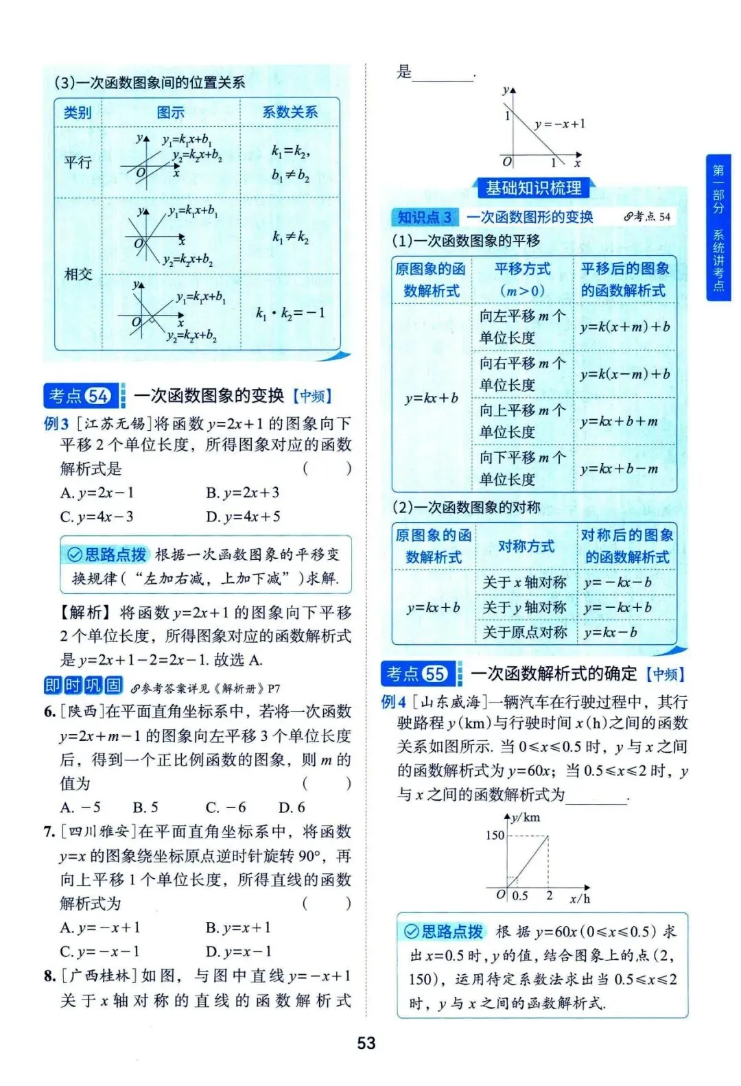 中考数学——一轮复习147个系统考点汇编 第25张