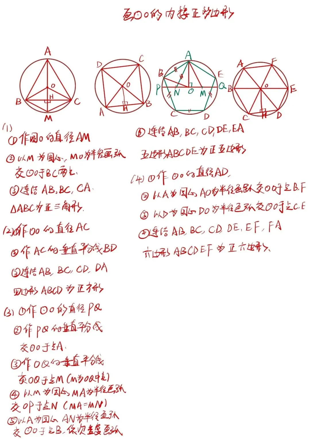 2026上海中考正五边形尺规作图综合实践 第5张