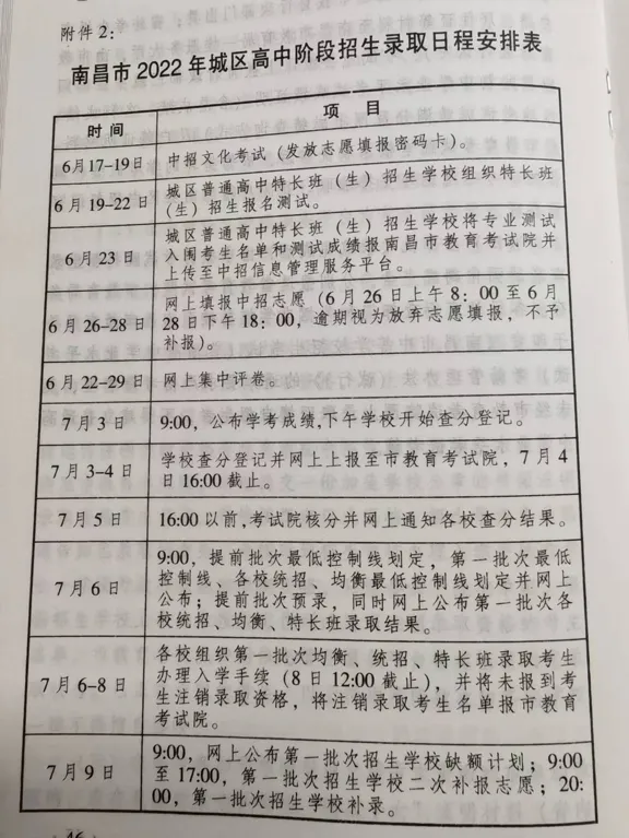 南昌中考成绩公布时间定了!还有… 第1张