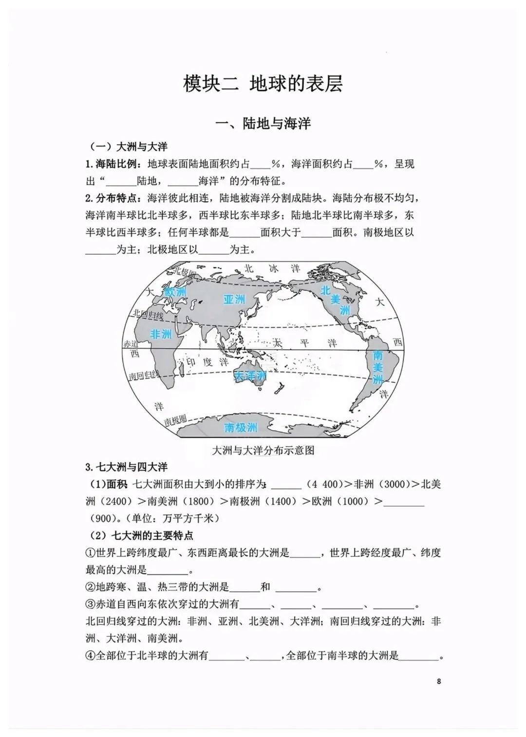 【26】2026年最新教材八年级下册:中考地理重点知识点汇总,电子版可下载打印! 第10张