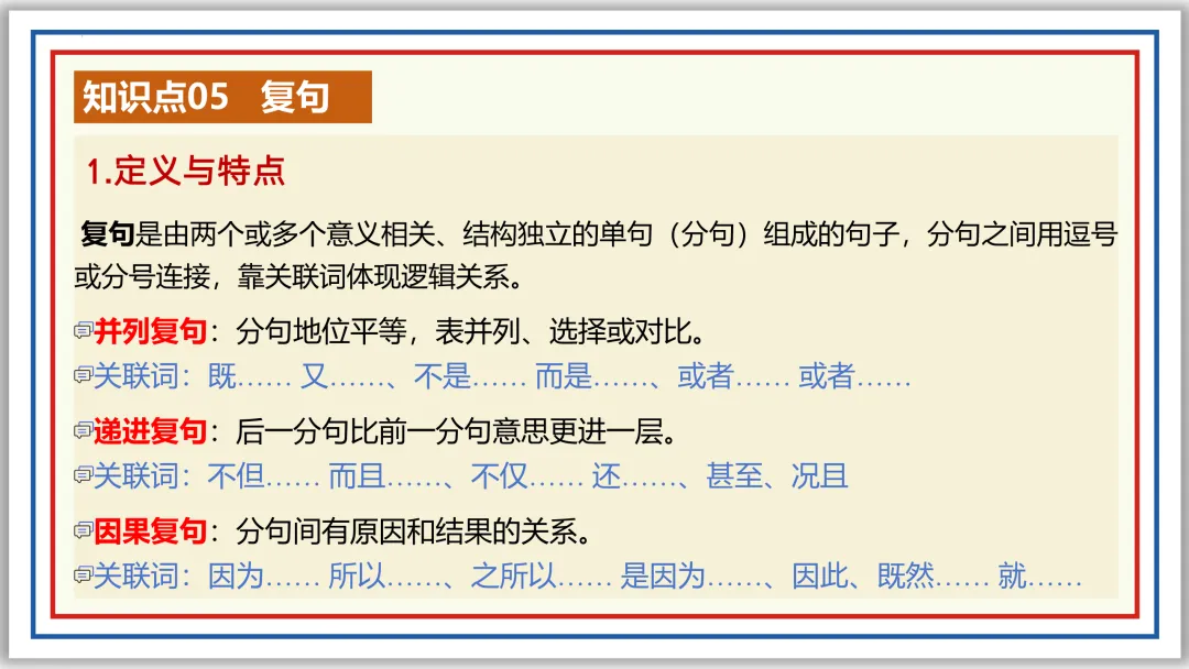 中考一轮05: 标点 病句 修辞 单复句(下)PPT 第2张