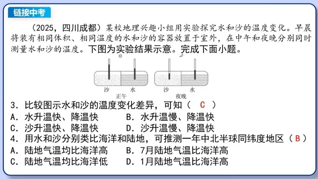 2026年中考地理复习专题六:天气与气候(课件+教学设计+课后习题) 第28张