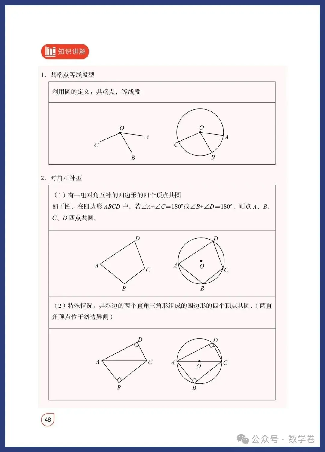 数学老师总结:吃透这12个几何模型,中考多拿15分 第39张 数学老师总结:吃透这12个几何模型,中考多拿15分 第39张