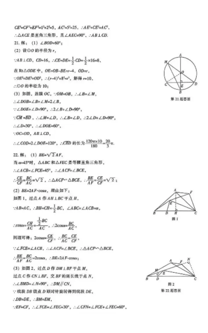 2026年辽宁中考数学样卷 第11张