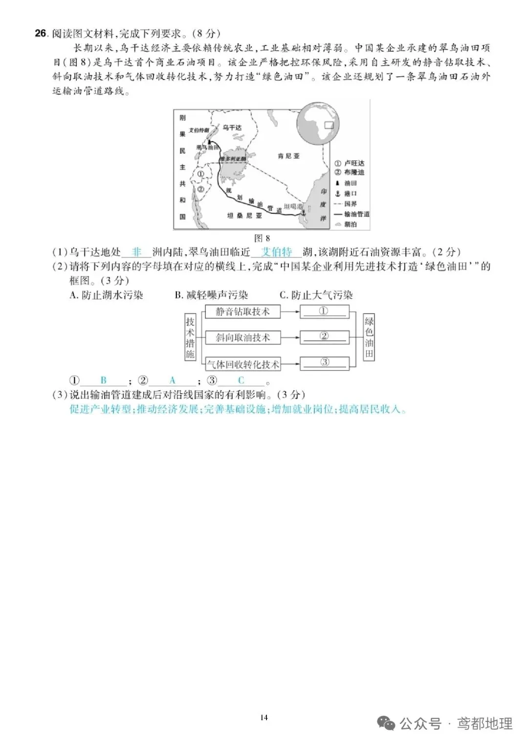 谈谈山东省统一中考2—地理学科(转载) 第14张