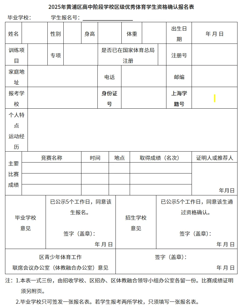 中考最高优惠80分!上海16区区级优秀体育生招生要求、参考分数线整理出炉! 第4张