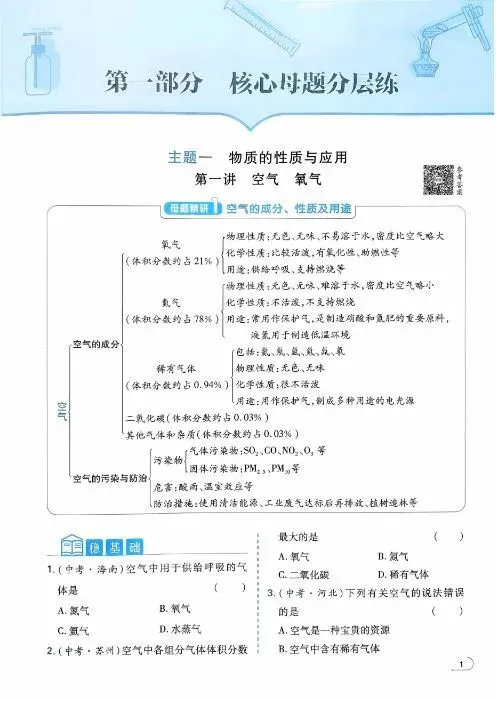 2026版初中化学《中考母题基础1000题》容易题400+中档题600| 可下载打印 第2张