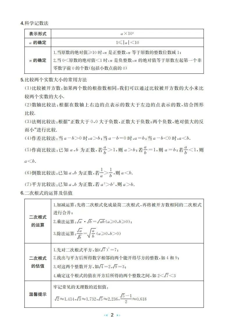 中考数学:一本 真题分类 核心知识速记手册(2026) 第6张