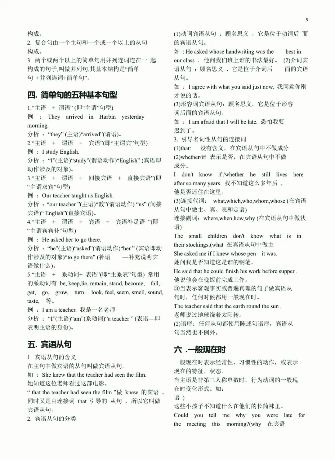 中考英语总复习语法大全 第5张