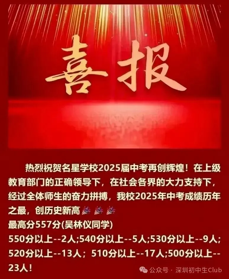 深圳中考喜报最新汇总!成绩定位/填志愿必备! 第16张