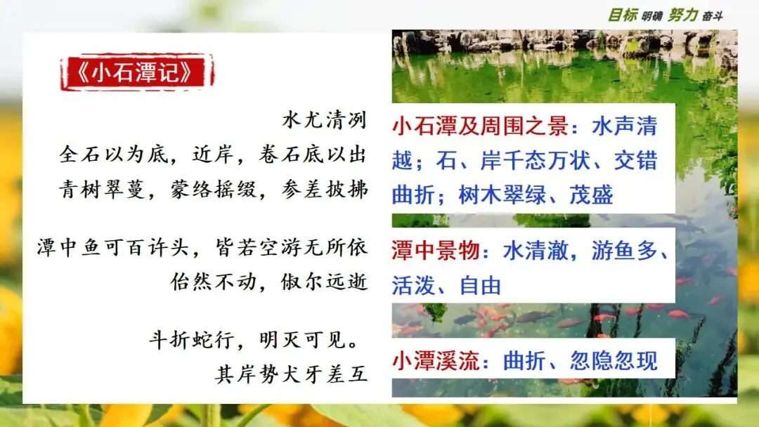 中考文言文大单元复习:风景中的人文情怀 第11张