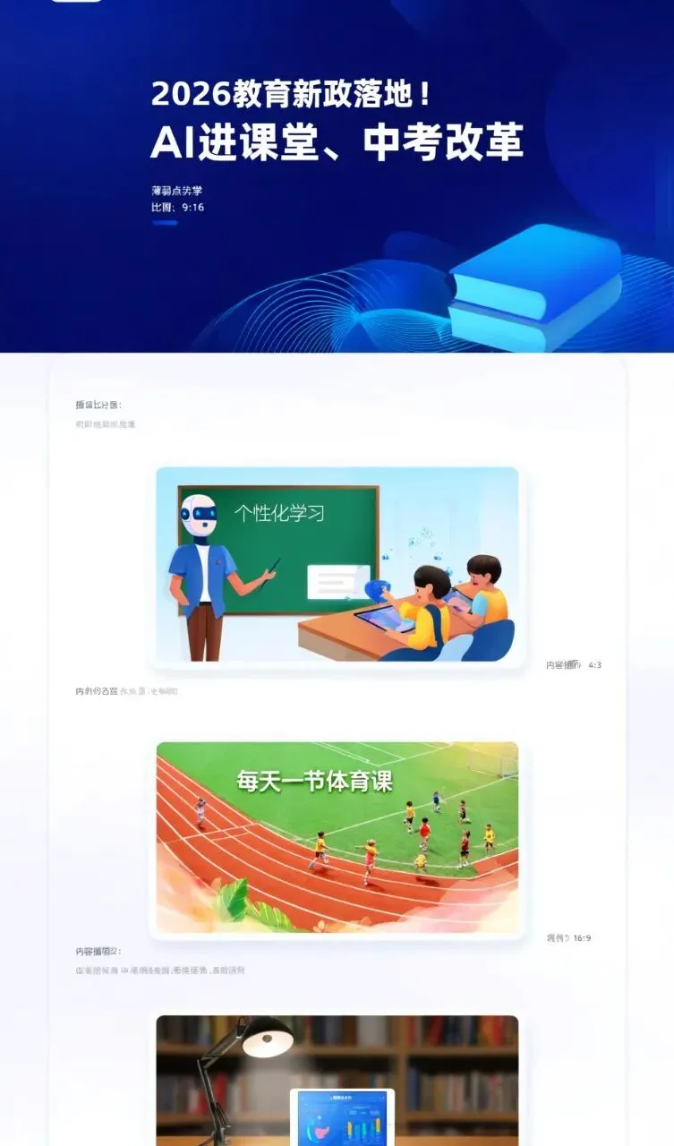 2026年教育新政落地!AI进课堂、中考改革,家长别再瞎忙了 第1张