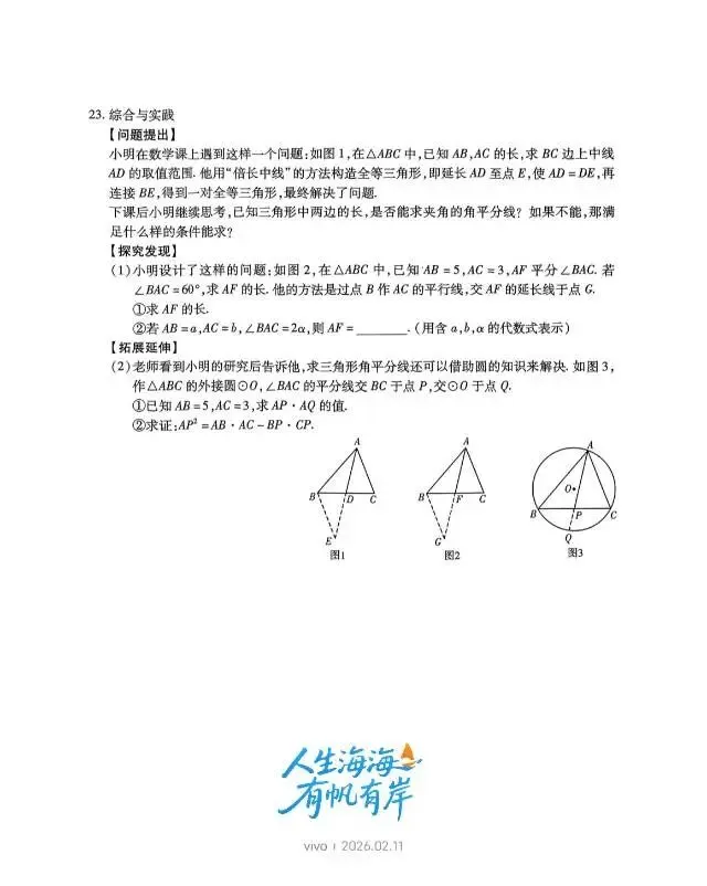 初三中考数学压轴题合集 第4张