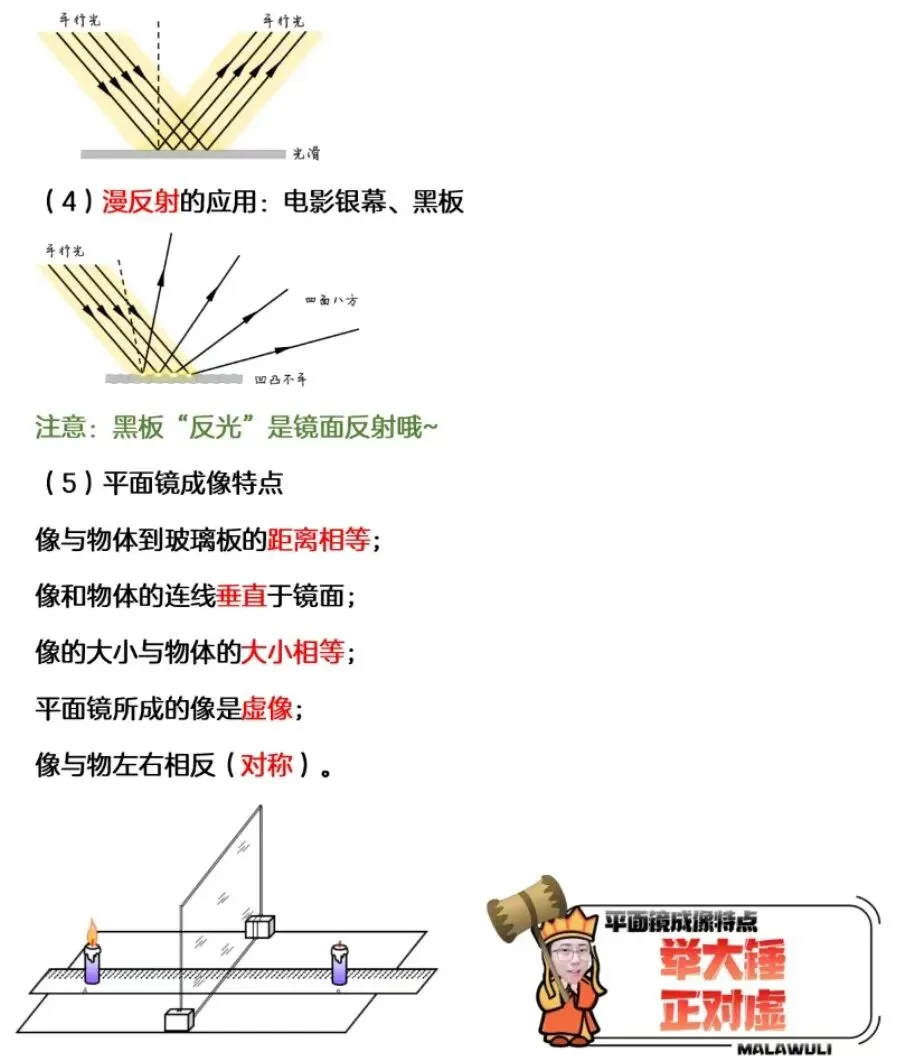 中考物理一轮复习之光学+物态变化+内能热机 第4张