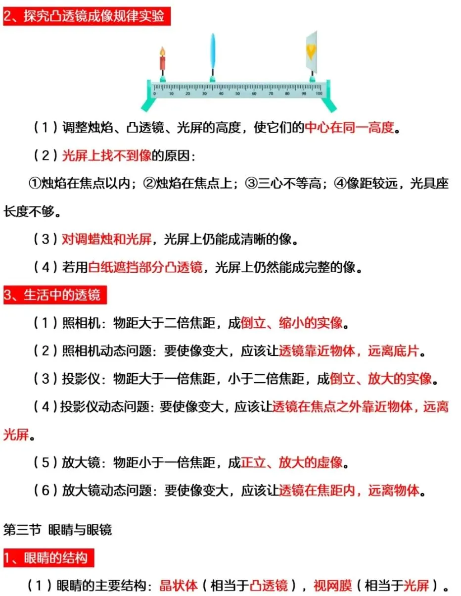 中考物理一轮复习之光学+物态变化+内能热机 第15张
