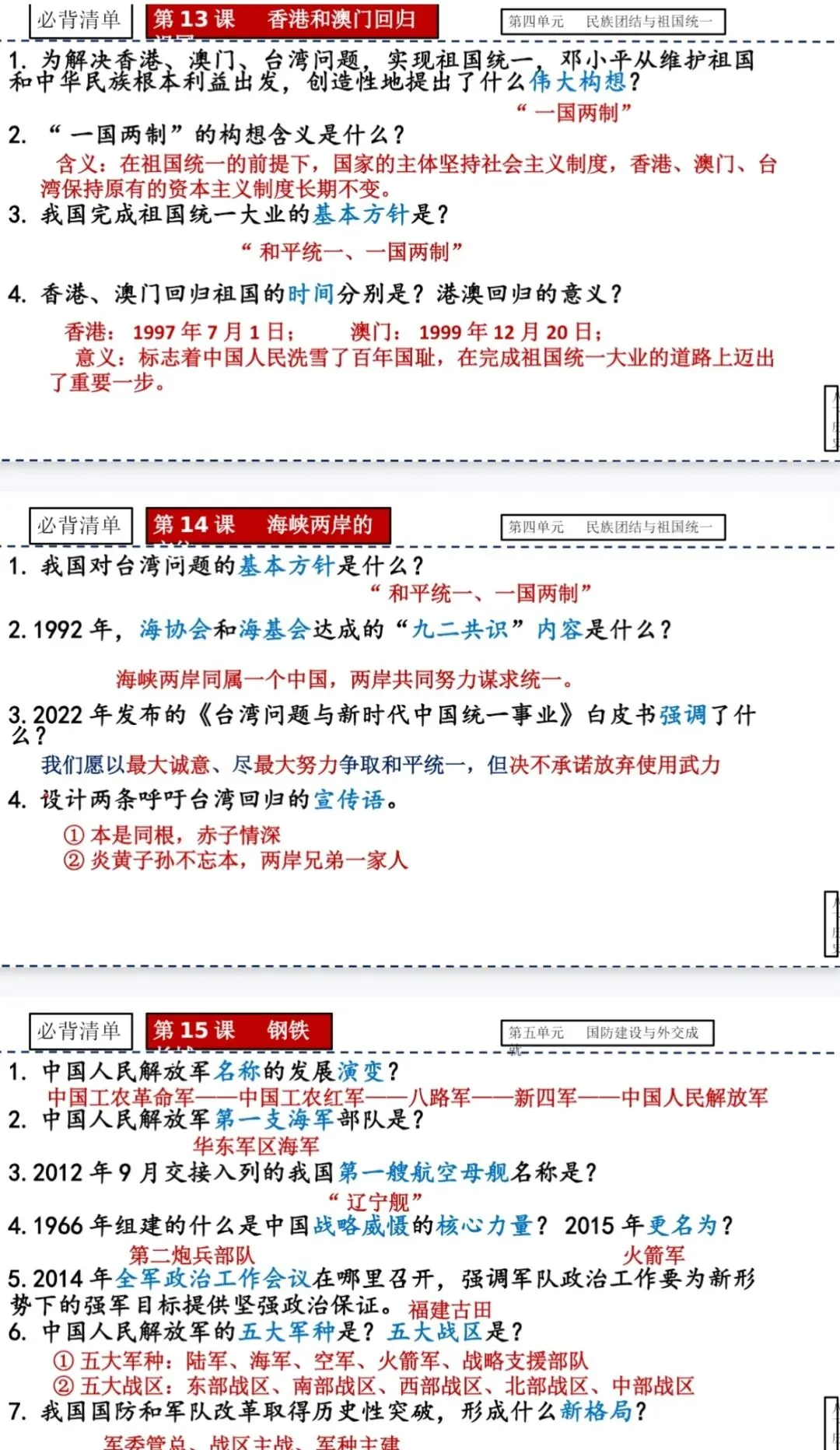 一轮复习‖2025-2026中考历史中国现代史史部分问答式复习课件(附下载链接) 第5张