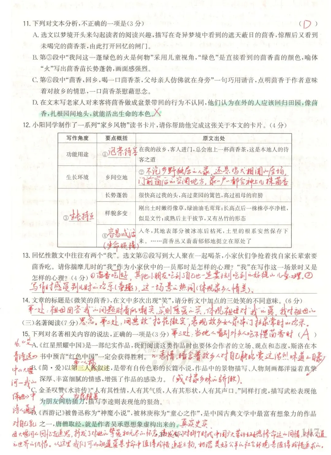 【董董老师的中考真题手批】2025年中考真题·四川省德阳卷(语文) 第6张