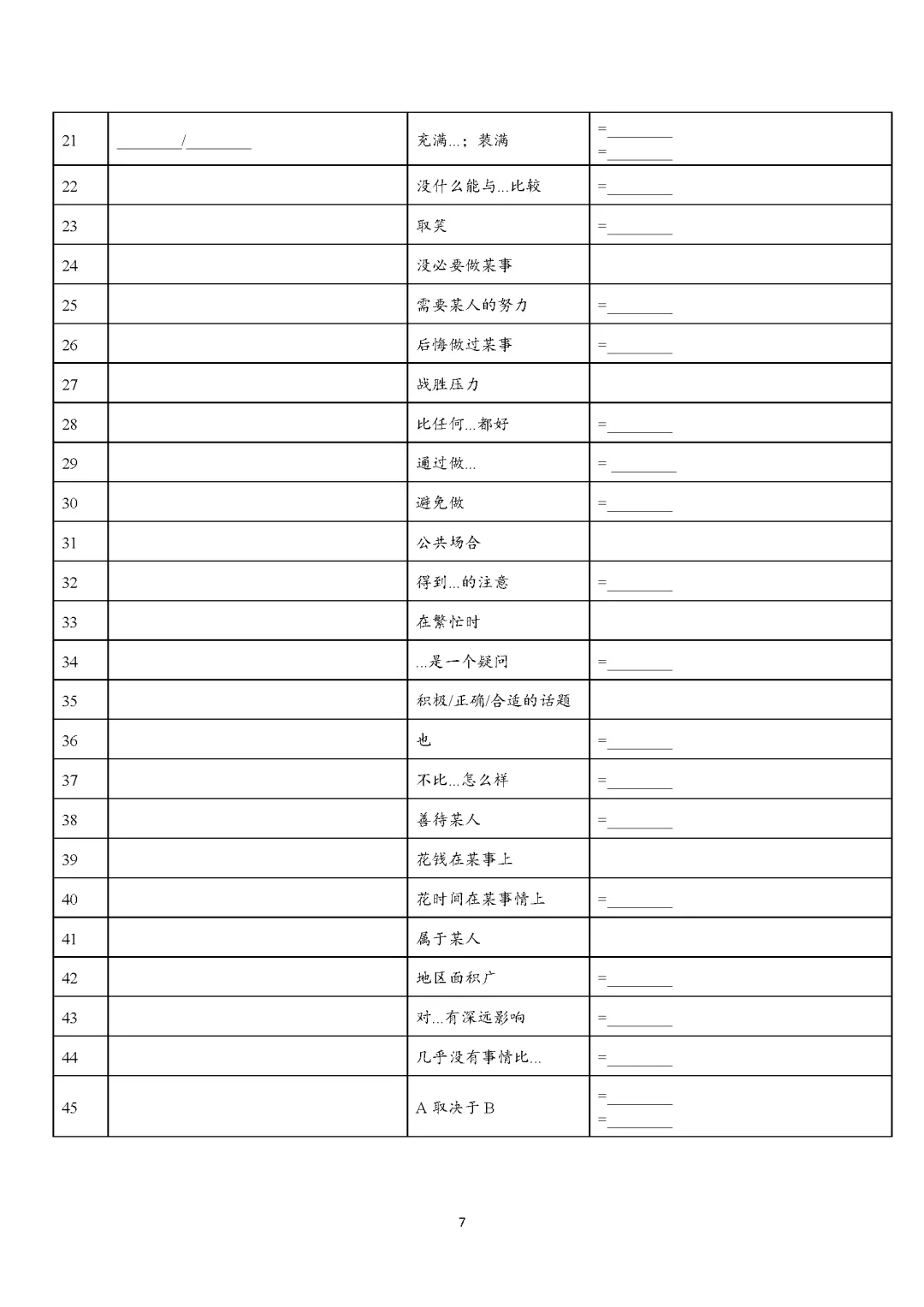 成都中考阅读词汇总结 第7张