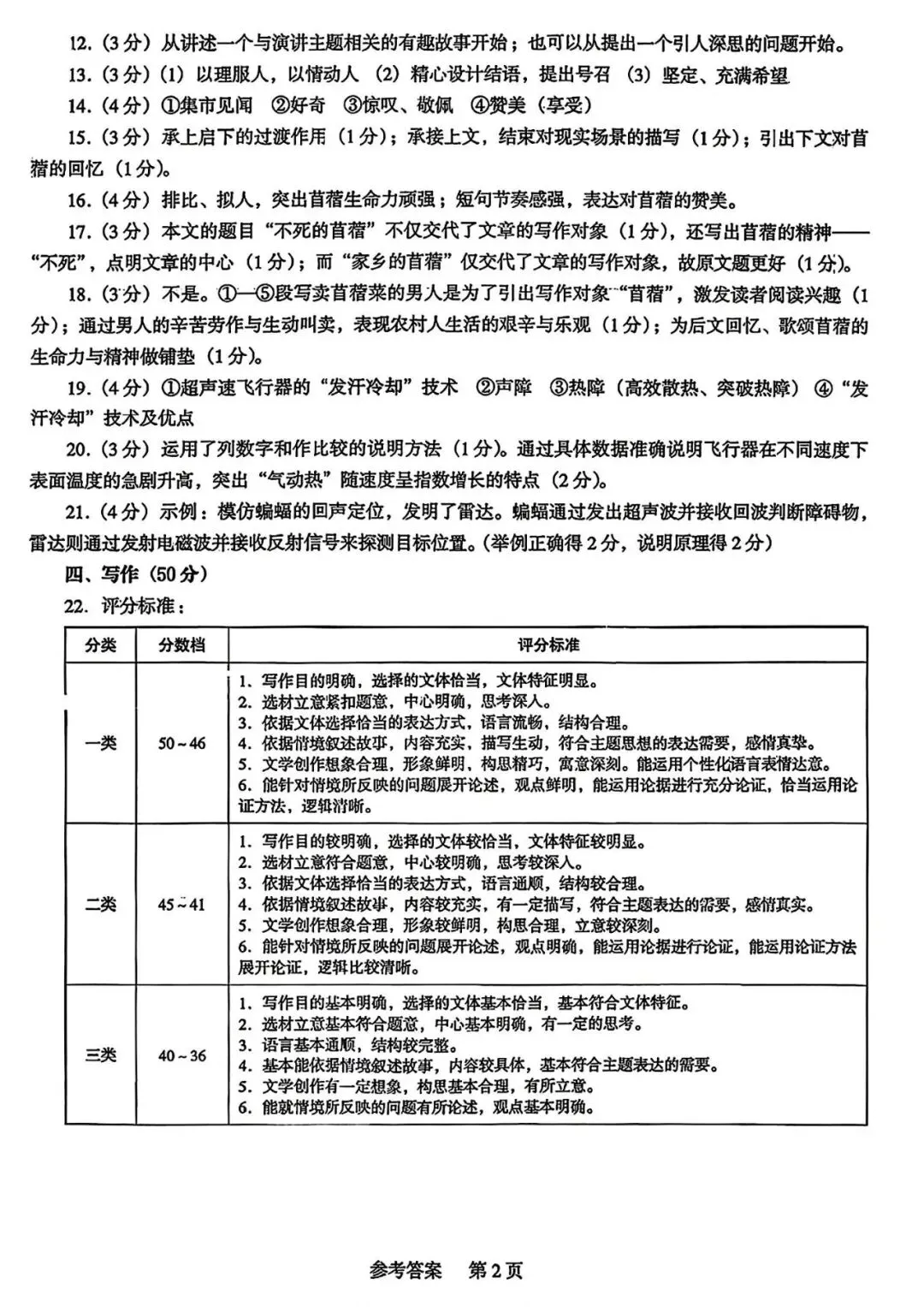 【试卷/中考】2026辽宁中考样题语文(含答案)可下载 第14张 【试卷/中考】2026辽宁中考样题语文(含答案)可下载 第14张