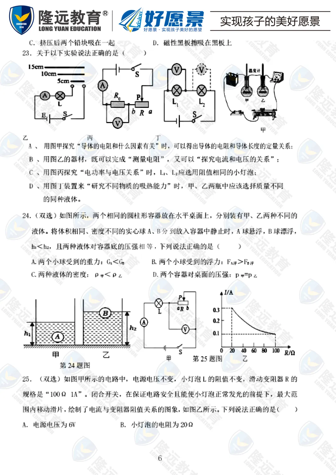 2025年中考虹桥中学校一模综合考试试卷 第11张