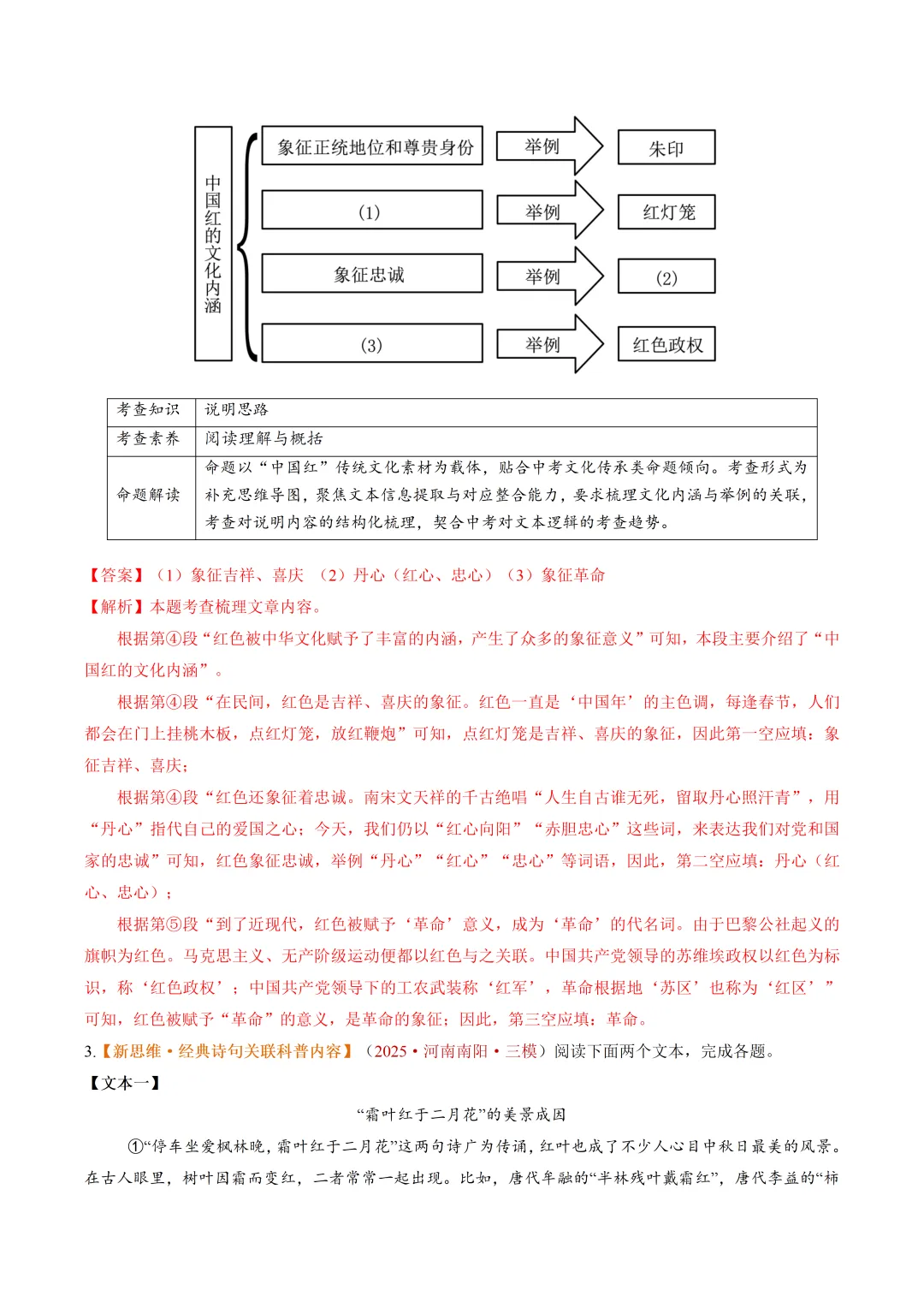 2026年最新中考语文一轮复习—说明文阅读 第02讲 说明顺序、思路与段落(课件+讲义+测练) 第17张