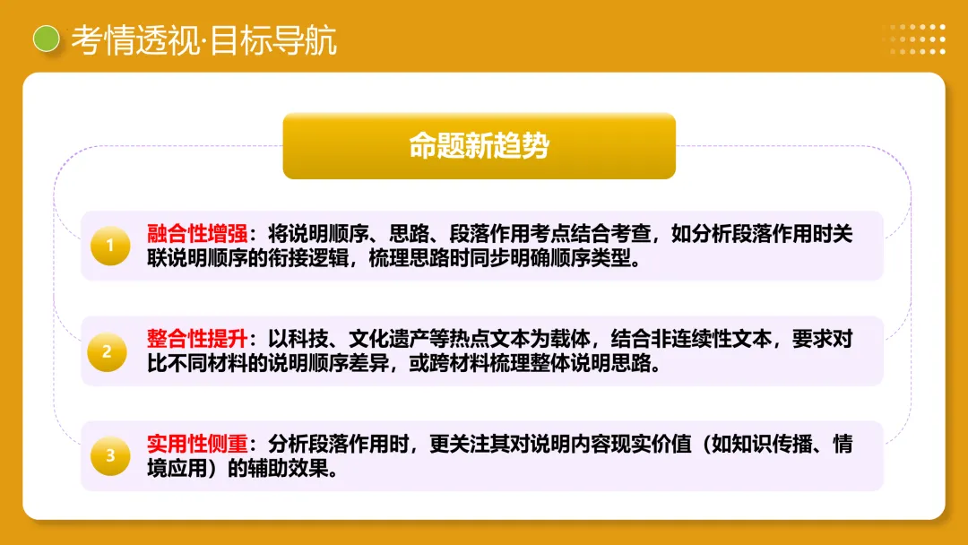 2026年最新中考语文一轮复习—说明文阅读 第02讲 说明顺序、思路与段落(课件+讲义+测练) 第27张
