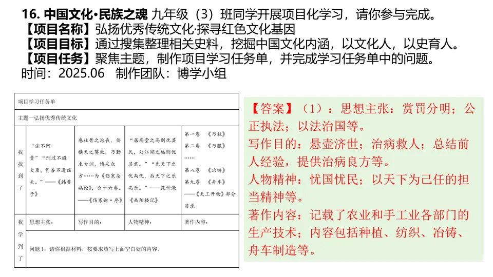 【中考研究】|2025年中考历史真题完全解读(山西卷) 第27张