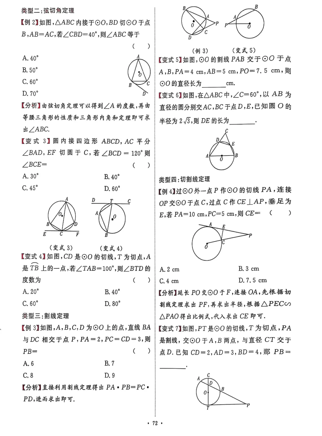 中考数学 | 轨迹是圆、直线的动点轨迹求最值8大专题 第21张