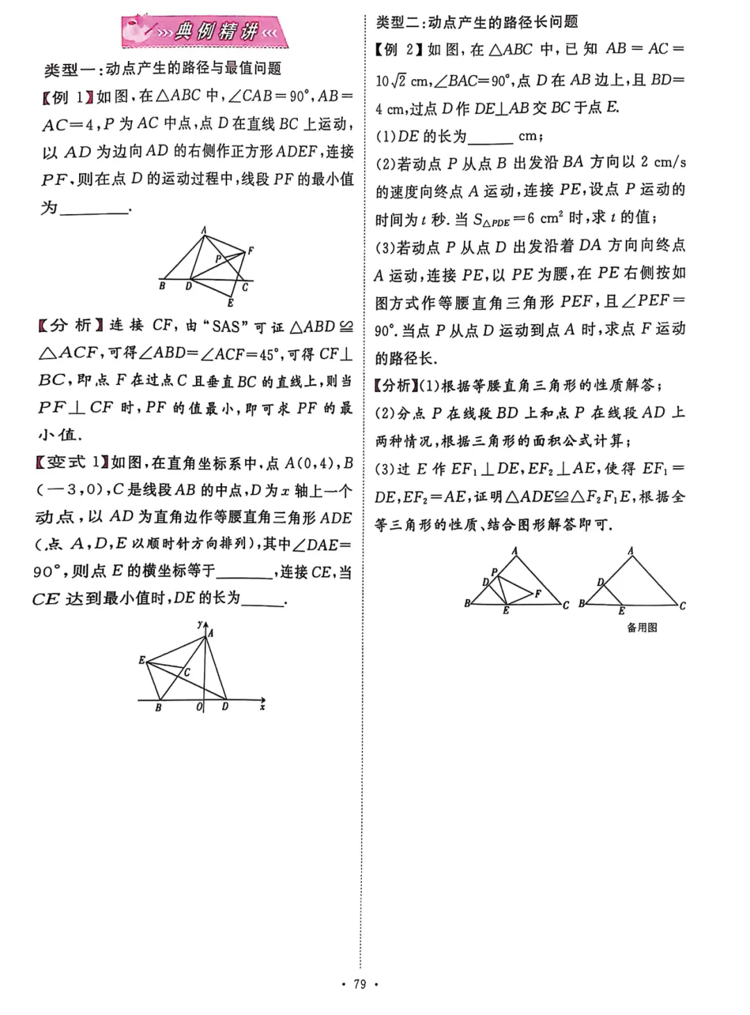 中考数学 | 轨迹是圆、直线的动点轨迹求最值8大专题 第28张