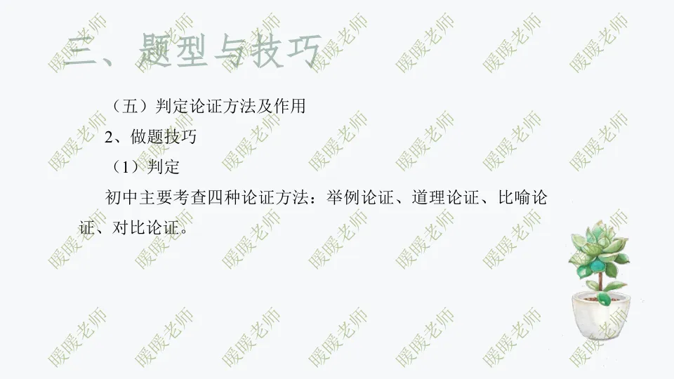 中考复习——议论文题型与技巧 课件 第10张