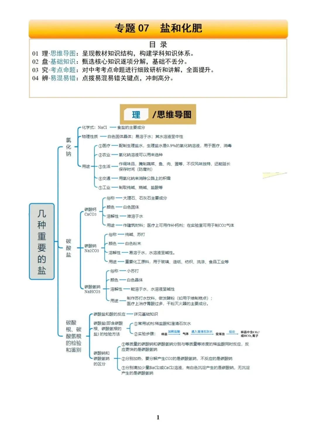 化学 中考总复习专题训练(2025版),可免费下载! 第5张