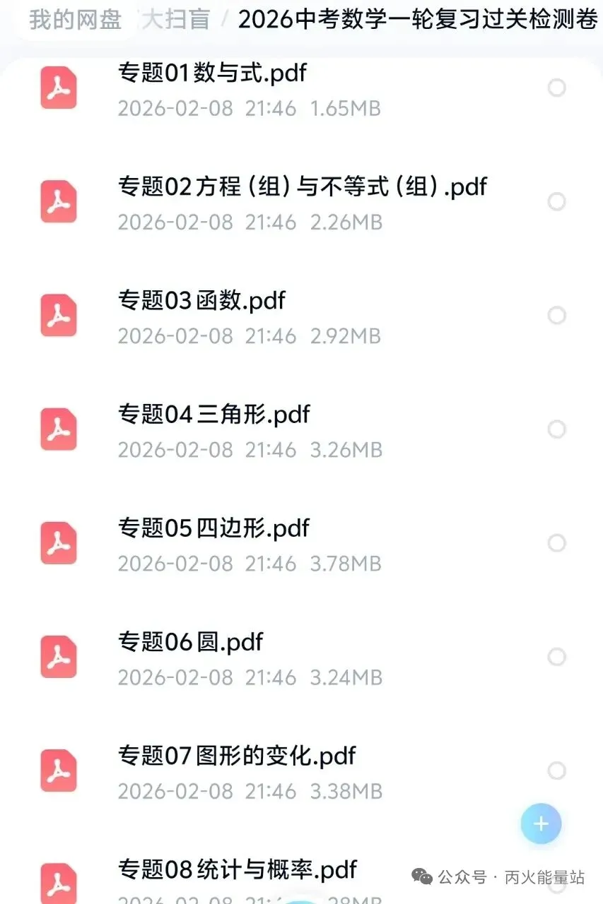 2026中考数学一轮复习过关检测卷 第8张