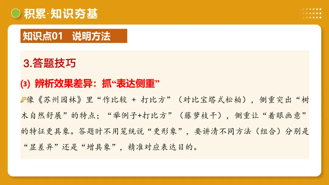 2026年最新中考语文一轮复习—说明文阅读 第03讲 说明方法与语言(课件+讲义+测练) 第39张