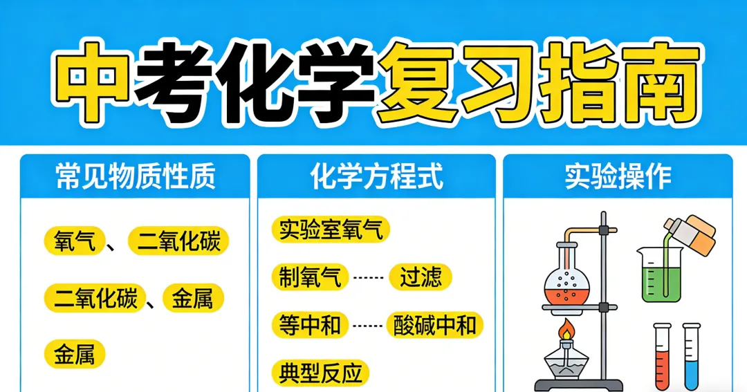 中考化学专题复习|知识点大纲+考点分布+难度/分值详解,复习不盲目! 第1张 中考化学专题复习|知识点大纲+考点分布+难度/分值详解,复习不盲目! 第1张