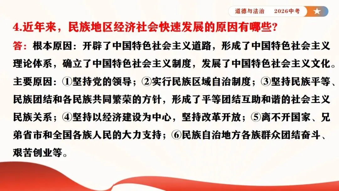 2026年中考道法时政热点专题课件8:新疆维吾尔自治区成立70周年 第11张