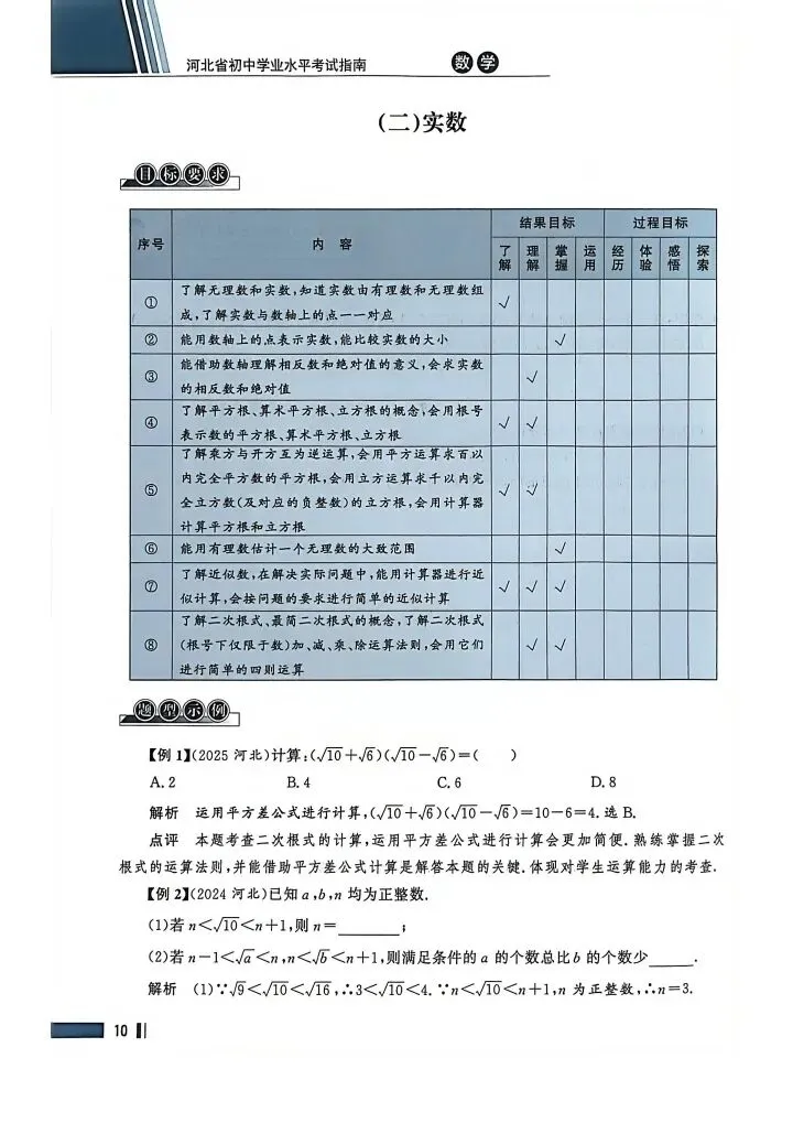 数学考试指南 | 2026年河北省中考数学考试指南 第18张