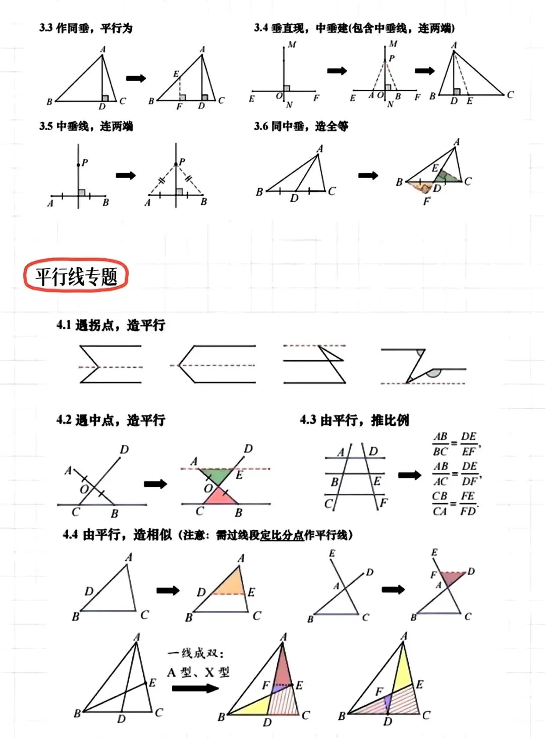 中考几何辅助线九大构造专题 第3张