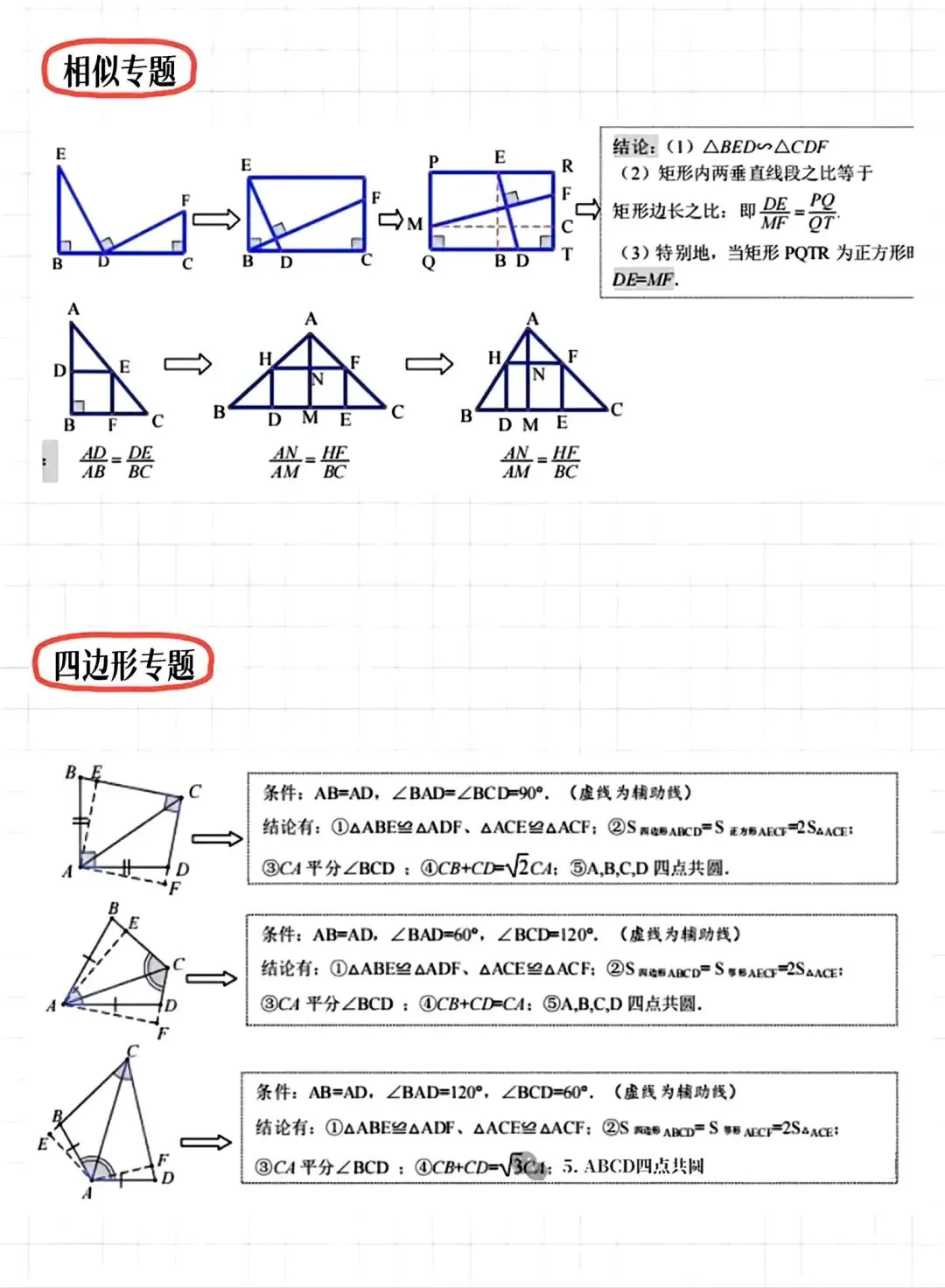 中考几何辅助线九大构造专题 第5张
