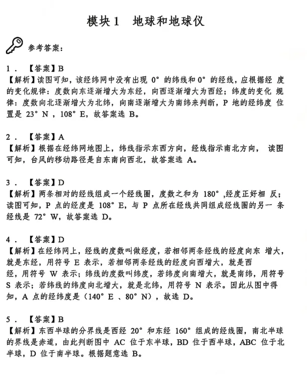 收藏!上海中考道法/地理/生物/世界史专题复习手册+答案解析 第8张