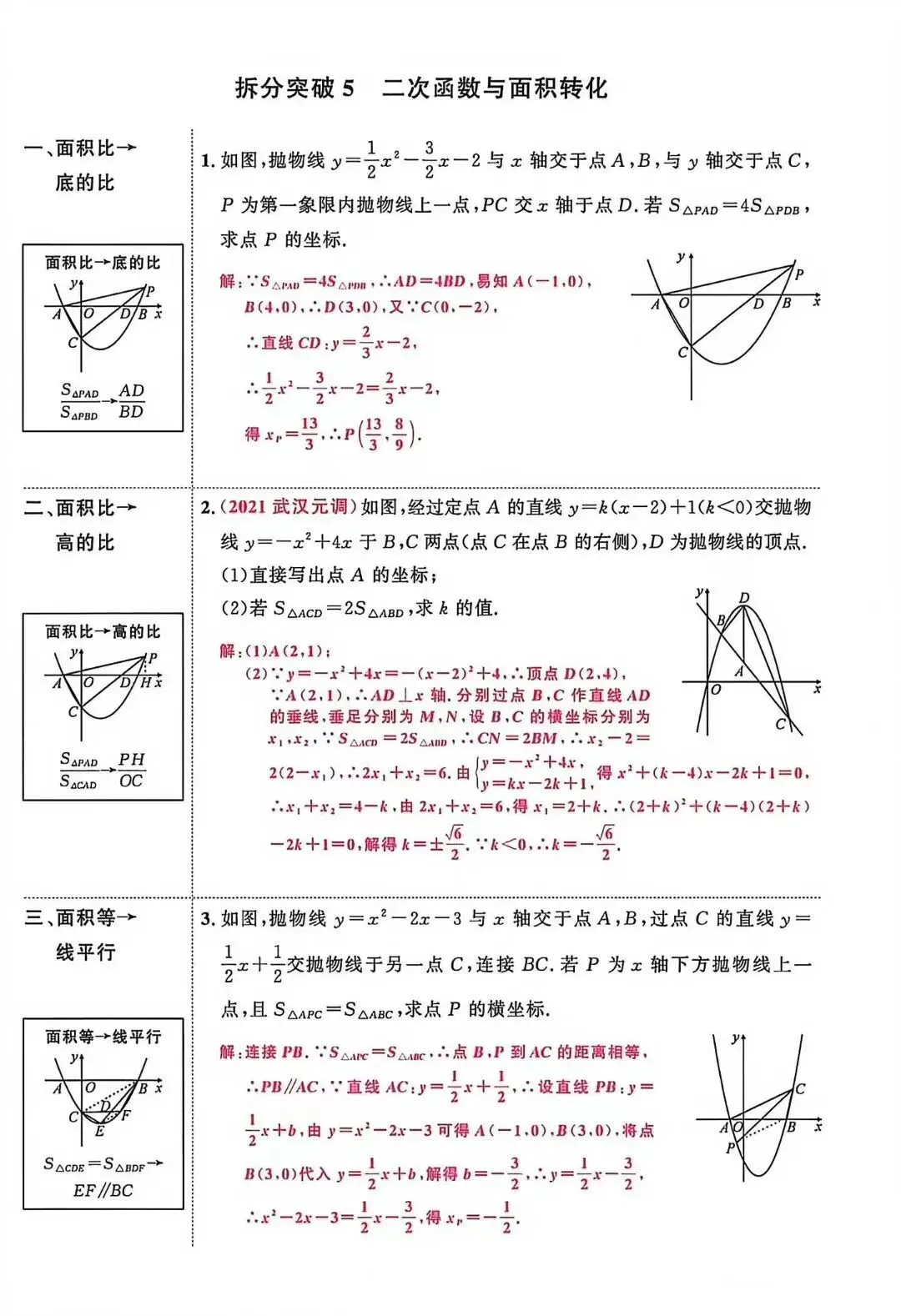 2026中考数学二次函数压轴题特训 第5张