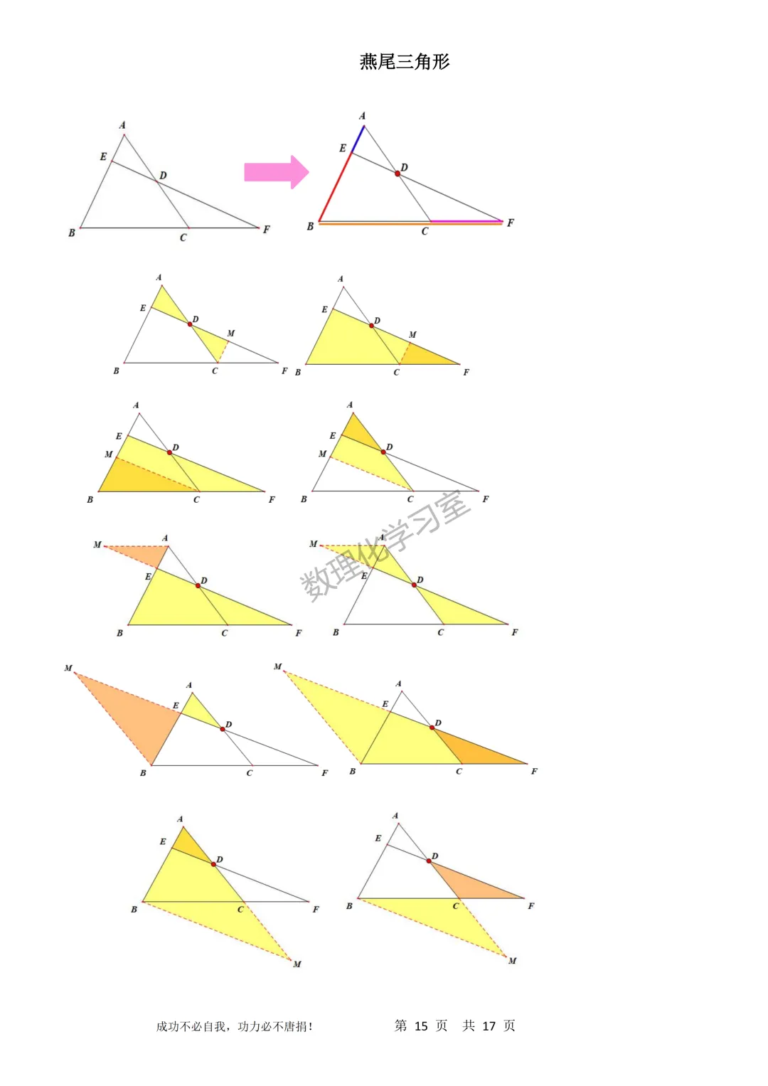 最新的上海中考数学知识点和考点培优二级结论大全 第15张 最新的上海中考数学知识点和考点培优二级结论大全 第15张