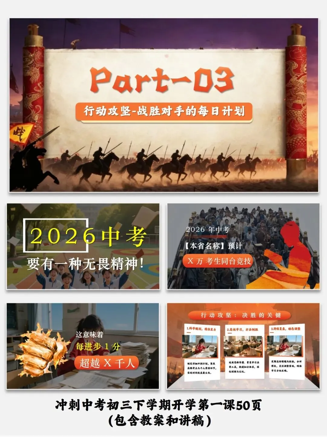 冲刺中考初三下学期开学第一课50页(包含教案和讲稿) 第5张 冲刺中考初三下学期开学第一课50页(包含教案和讲稿) 第5张