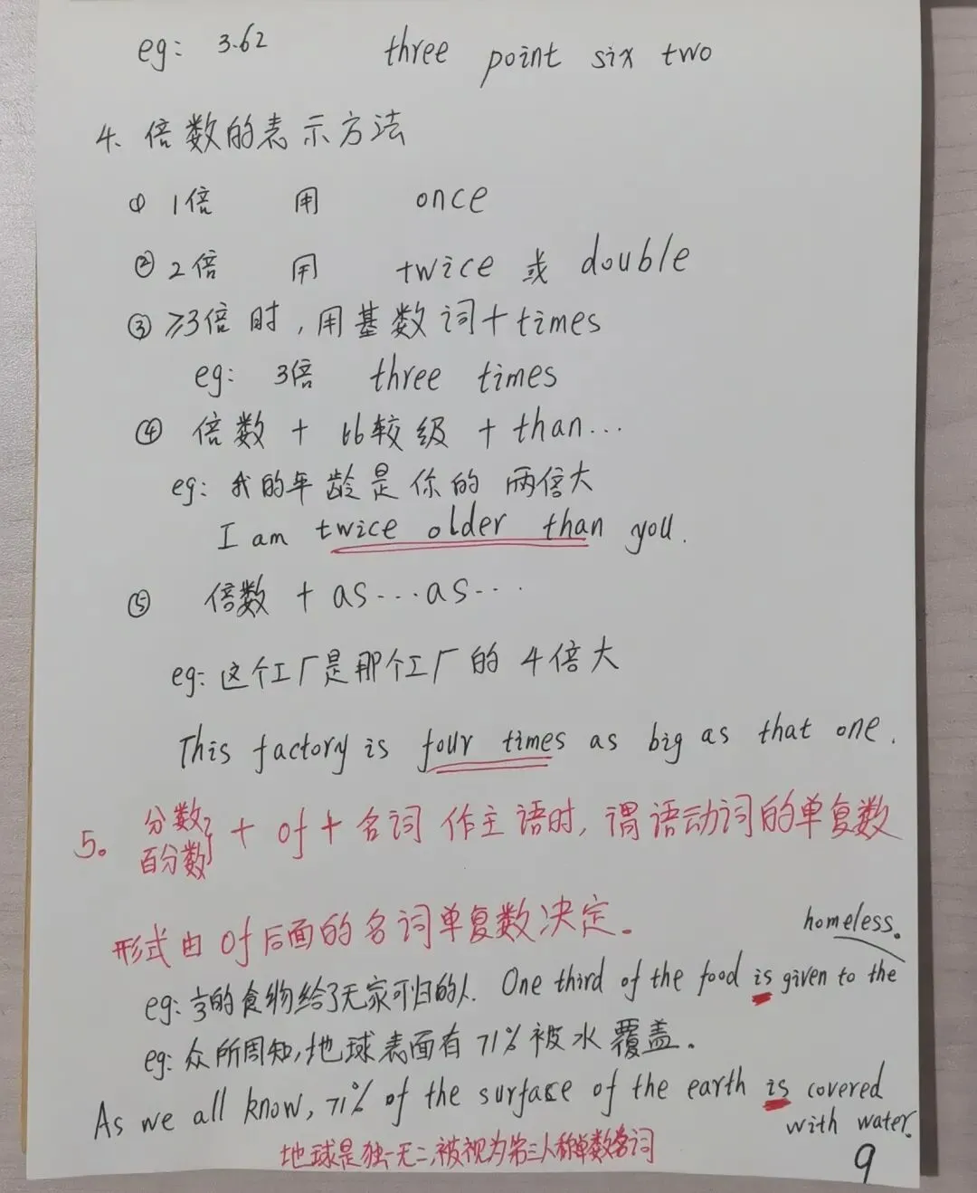 中考英语数词 第9张