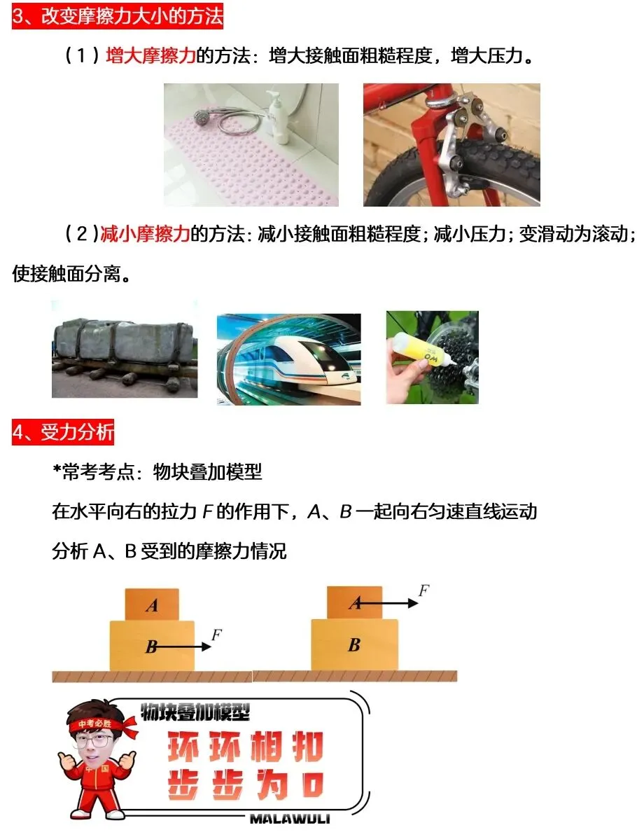 中考物理一轮复习之力学压强 第19张