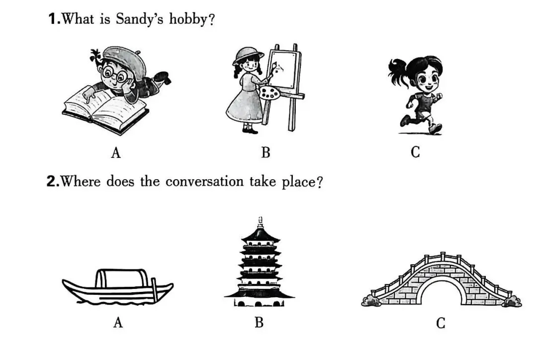 用勾画锁定答案|中考英语听力篇 第1张 用勾画锁定答案|中考英语听力篇 第1张